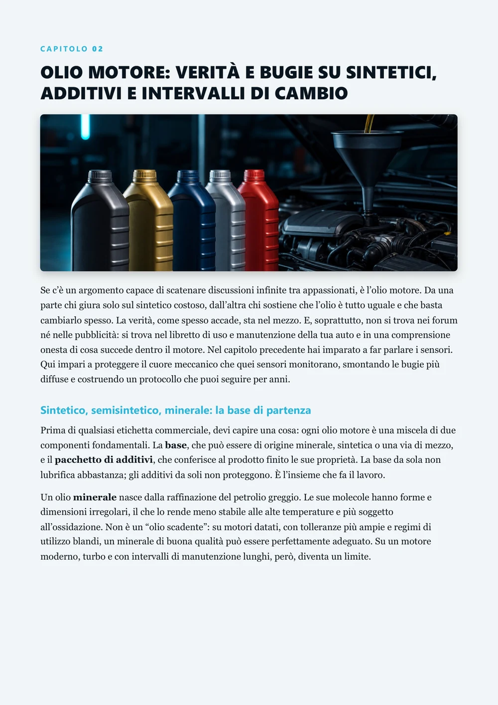 Pagina interna del livello Esperto